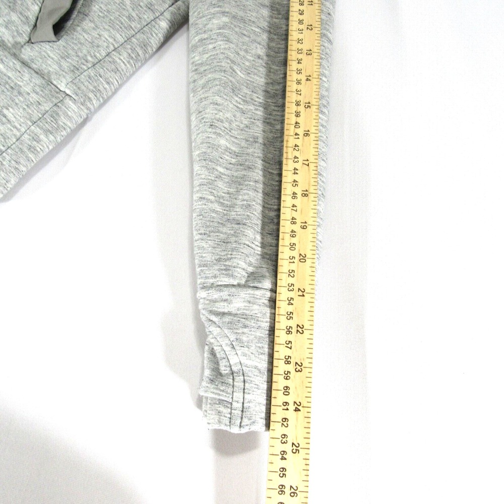 Athleta Women's‎ Jacket Medium Victory Primaloft Full Zip Hoodie Gray - Picture 10 of 16